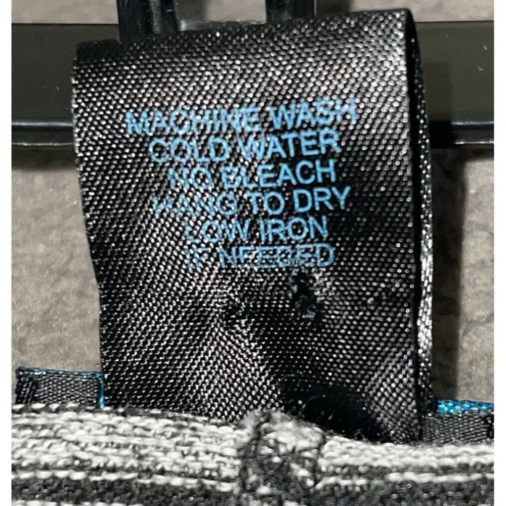 Rue+ Women Swing Dress 4X Striped Black White Short Sleeve Shark Bite Stretch US - Picture 9 of 9